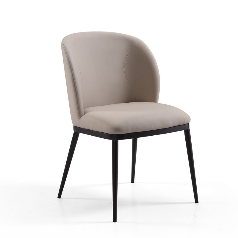 Lot de 2 fauteuils pivotants LAETITIA simili cuir Beige Mid-Century Lot de 2 fauteuils pivotants LAETITIA simili cuir Beige Mid-Century