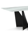 Table repas ALEXIA pieds Sculpturale plateau jade pour 8 personnes Table repas ALEXIA pieds Sculpturale plateau jade pour 8 personnes