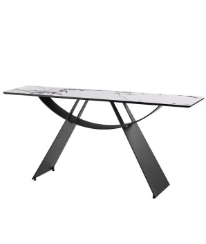 console jeanne rectangulaire design sculptural céramique Yunshan