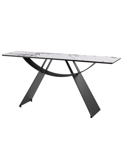 console jeanne rectangulaire design sculptural céramique Yunshan