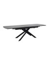 Table Repas Emilia céramique Grey Stone extensible 10 personnes Table Repas Emilia céramique Grey Stone extensible 10 personnes