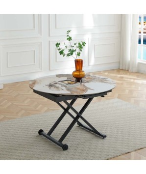 Table Relevable STAND UP Céramique Pandora rectangulaire ronde