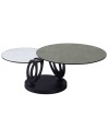 Table basse OGIVE plateaux pivotants Shadow Table basse OGIVE plateaux pivotants Shadow