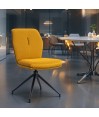 Chaises PIVOTANTES NINA jaune vendues par 2 Chaises PIVOTANTES NINA jaune vendues par 2