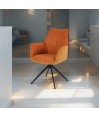 Lot de 2 fauteuils pivotants ELISA Safran