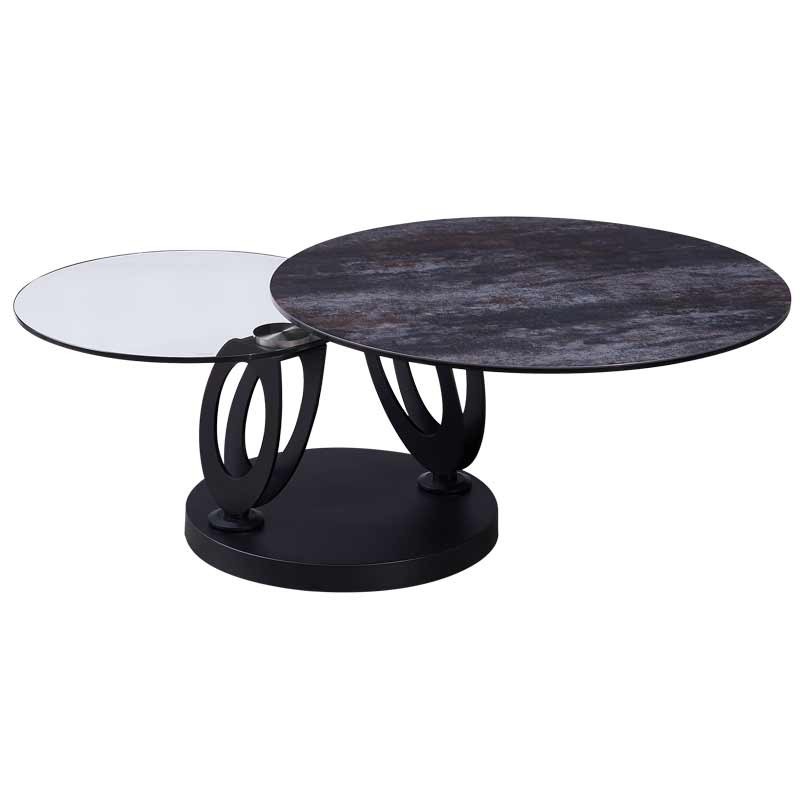 Table basse OGIVE plateaux pivotants Acier Corten Table basse OGIVE plateaux pivotants Acier Corten