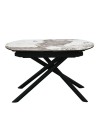 Table Repas GLORIA 1m60 céramique Pandora extensible 10 personnes Table Repas GLORIA 1m60 céramique Pandora extensible 10 personnes