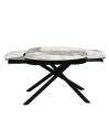 Table Repas GLORIA 1m60 céramique Pandora extensible 10 personnes Table Repas GLORIA 1m60 céramique Pandora extensible 10 personnes