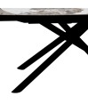 Table Repas GLORIA 1m30 céramique Pandora extensible 8 personnes Table Repas GLORIA 1m30 céramique Pandora extensible 8 personnes