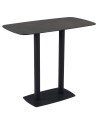 Table repas haute Elsa Acier Corten 6 personnes Table repas haute Elsa Acier Corten 6 personnes