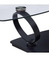 Table basse SATURNE Acier Corten rectangulaire