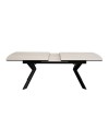 Table a manger 8 10 personnes NINA céramique Travertin extensible