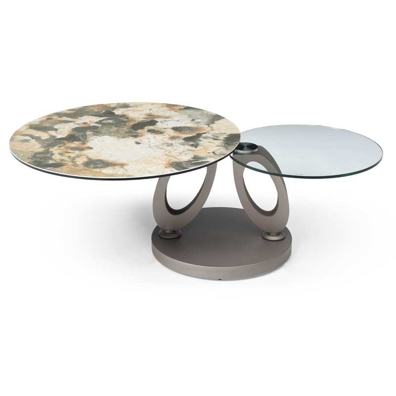 Table basse OGIVE plateaux pivotants Lezzia