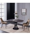 Table repas SARA Acier Corten extensible 6-8 personnes Table repas SARA Acier Corten extensible 6-8 personnes