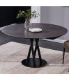 Table repas SARA Acier Corten extensible 6-8 personnes Table repas SARA Acier Corten extensible 6-8 personnes