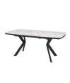 Table repas extensible design industriel ANGELINA cold jade Table repas extensible design industriel ANGELINA cold jade