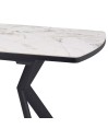 Table repas extensible design industriel ANGELINA cold jade Table repas extensible design industriel ANGELINA cold jade