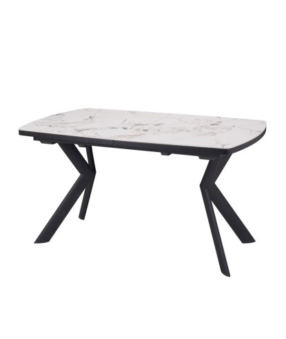 Table repas extensible design industriel ANGELINA cold jade
