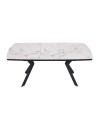Table repas extensible design industriel ANGELINA cold jade Table repas extensible design industriel ANGELINA cold jade