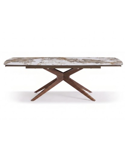 table salle a manger extensible 10 personnes EVA ceramique patagonia ouverte