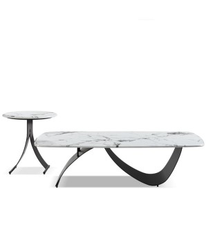 Gamme guéridon & Table basse futuriste CORALIE