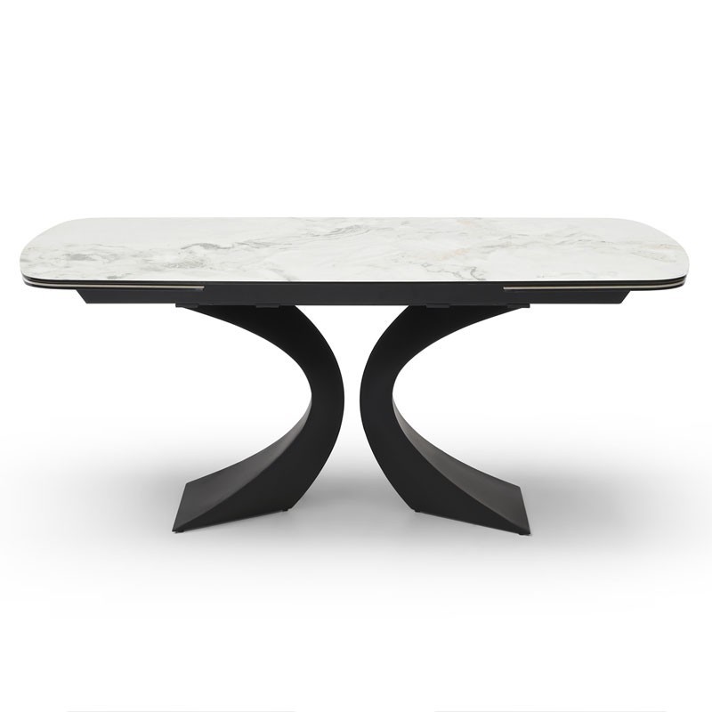 Table à manger extensible 8-12 personnes OLYMPIA Céramique Cold jade Table à manger extensible 8-12 personnes OLYMPIA Céramique Cold jade