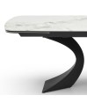 Table à manger extensible 8-12 personnes OLYMPIA Céramique Cold jade Table à manger extensible 8-12 personnes OLYMPIA Céramique Cold jade