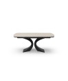 Table à manger extensible 8-12 personnes OLYMPIA Céramique travertin Table à manger extensible 8-12 personnes OLYMPIA Céramique travertin