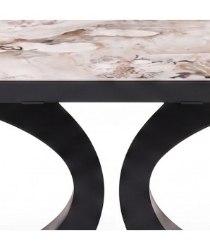 table de repas extensible design OLYMPIA zoom céramique patagonia