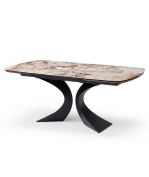 Table à manger extensible 8-12 personnes OLYMPIA Céramique Patagonia