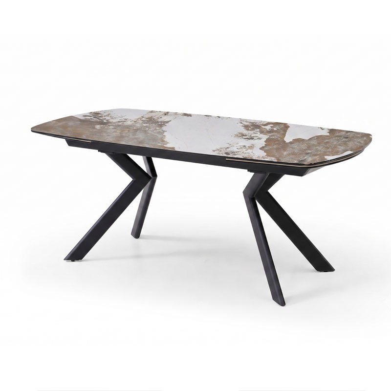 Table à manger extensible 8-10 personnes OPHELIA Céramique Pandora Table à manger extensible 8-10 personnes OPHELIA Céramique Pandora