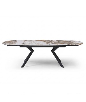 Table à manger extensible 8-10 personnes OPHELIA Céramique Pandora