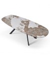 Table à manger extensible 8-10 personnes OPHELIA Céramique Pandora Table à manger extensible 8-10 personnes OPHELIA Céramique Pandora
