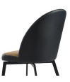 Lot de 2 chaises repas pivotantes ORNELLA Tissu Camel Lot de 2 chaises repas pivotantes ORNELLA Tissu Camel