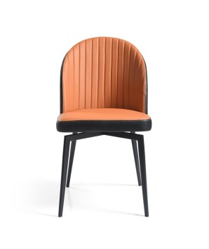 chaise repas pivotante ORNELLA Tissu Orange