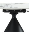 Table à manger ronde extensible 4-6 personnes ORNELLA Table à manger ronde extensible 4-6 personnes ORNELLA