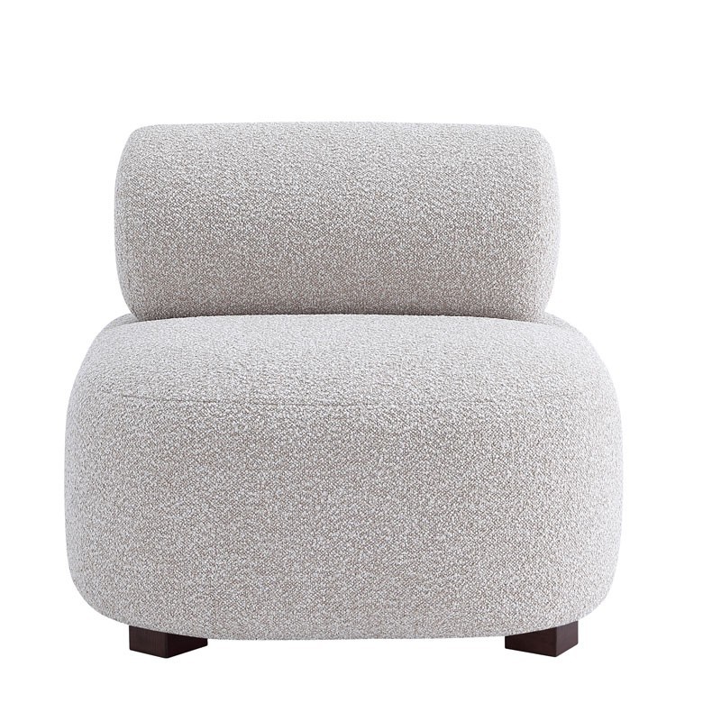 Fauteuil de salon design ALASKA Tissu Gris Fauteuil de salon design ALASKA Tissu Gris