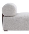 Fauteuil de salon design ALASKA Tissu Gris Fauteuil de salon design ALASKA Tissu Gris