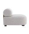 Fauteuil de salon design ALASKA Tissu Gris Fauteuil de salon design ALASKA Tissu Gris