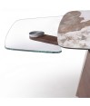 Table basse luxe DIAMANT plateaux pivotant céramique Pandora Table basse luxe DIAMANT plateaux pivotant céramique Pandora