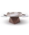 Table basse luxe DIAMANT plateaux pivotant céramique Pandora Table basse luxe DIAMANT plateaux pivotant céramique Pandora