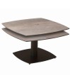 Table basse TONGA Wood Clair 2 plateaux pivotants Table basse TONGA Wood Clair 2 plateaux pivotants