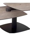 Table basse TONGA Wood Clair 2 plateaux pivotants Table basse TONGA Wood Clair 2 plateaux pivotants