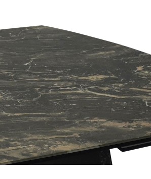 Table repas design italien 8 12 personnes TINA detail céramique vulcano 1