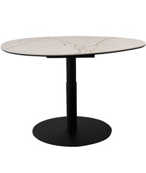 Table basse relevable chic et moderne TOUCHY Céramique Golden Stone