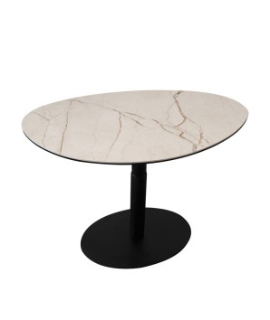 table basse forme galet TOUCHY céramique golden stone 1