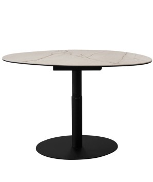 table basse forme galet TOUCHY céramique golden stone face 1