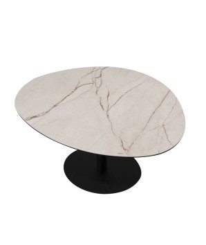 table basse relevable design TOUCHY céramique golden stone 2
