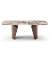 Table basse noyer céramique patagonia Mid-Century CLEA Table basse noyer céramique patagonia Mid-Century CLEA