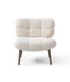 fauteuil nuage CHESTER City Tissu Blanc fauteuil nuage CHESTER City Tissu Blanc